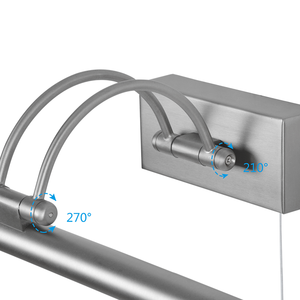 Lumières d'image en nickel poli pour mur intérieur et miroir de courtoisie Illumination élégante pour mur de galerie - Product Image 3