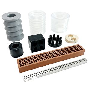 Op maat gemaakte hoogwaardige CNC-gefreesde en gepolijste, zeer transparante spiegelheldere PMMA, PC, acryl, polycarbonaat, nylon gevormde onderdelen - Product Image 2