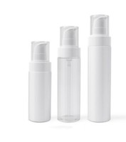 Vente en gros d'usine - Emballage cosmétique en PET sans air de 120 ml - Pompe à lotion, savon, mousse, sérum pour soins de la peau - Emballage de beauté rechargeable