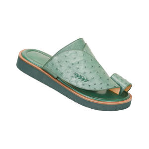 Sandali SHIKOL Arabic Dubai sandali italiani Premium in pelle di struzzo di lusso esotico Ramadan spiaggia vacanze uomo ciabatte Saudi - Product Image 5