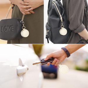 Mini Estuche de Joyería de Viaje 2 en 1 con Porta Anillos y Llavero para <span class=keywords><strong>Mujer</strong></span>, Organizador Portátil para Aretes/Collares, Ideal para Bodas y Fiestas - Product Image 3