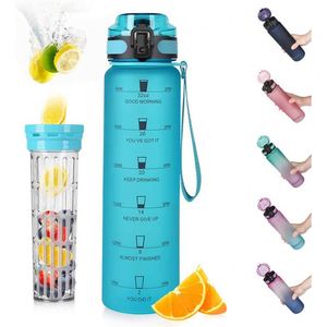 Bouteille d'eau étanche avec sangle de transport pour femmes, idéale pour la gym, le fitness et les activités de plein air - Product Image 1