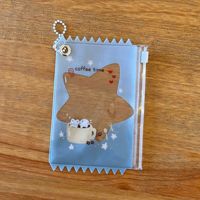 Vente en gros de sac porte-cartes photo personnalisé porte-clés transparent pochette à fermeture éclair en PVC pour porte-cartes photo coréen kpop star