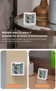 Termometro <span class=keywords><strong>digitale</strong></span> igrometro per schermo LCD per interni ed esterni termometro <span class=keywords><strong>digitale</strong></span> magnetico termogrometro <span class=keywords><strong>digitale</strong></span> - Product Image 4