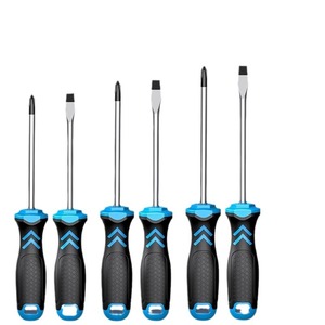 Jeu de tournevis Phillips en acier allié S2, magnétique, isolé, avec manche en acier au chrome-vanadium et revêtement en caoutchouc - Product Image 3