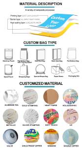 Sacs en Mylar personnalisés avec boîte, emballage en feuilles de tabac, sacs plats, boîte en carton, sachet, boîtes à feuilles de tabac avec sacs - Product Image 6