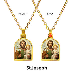 Amuleto de San José de GIVELUCK, Colgante para Artículos Religiosos, Recuerdo de Festival - Product Image 4