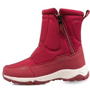 Unisex Men and <strong>Women's</strong> Thickened Waterproof Winter <strong>Boots</strong> <strong>Non</strong>-<strong>Slip</strong> Short Warm Side Zipper with Plush Fur Wholesale Large Size - Product Image 2