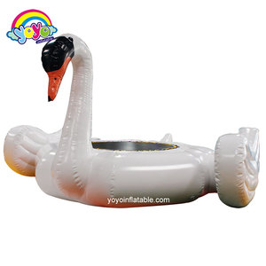 Tobogán Acuático Inflable de Una Sola Capa Big Swan y Piscina Combinada, PVC Resistente para Parques Acuáticos - Product Image 1