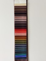Tissu de velours de papier peint italien 530GSM avec traitement ignifuge de revêtement de support