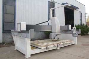 Ubo Ld Infrarot 5-Achsen-Brückensäge Schneidemaschine für Stein 5+1 Achsen CNC-Brückensäge - Product Image 3