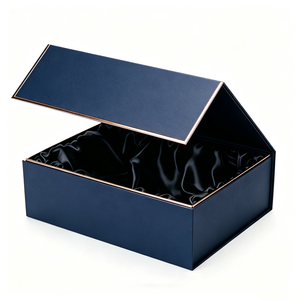 OEM Custom Luxury Magnetic <b>Gift</b> <b>Box</b> with Satin Liner & Embossing - Sustainable Rigid Cardboard Packaging for Jewelry Wholesale - Product Image 2