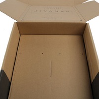 Dossiers en carton ondulé kraft recyclé épais avec lamination mate, boîtes d'emballage cadeau de luxe (250-500 g/m²)