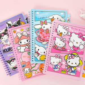 Agenda Planificadora Portátil Artículos Escolares Papelería Cuaderno de Espiral con Dibujos Animados y Bolígrafo Kuromi Bloc de Notas Diario para Niños - Product Image 5