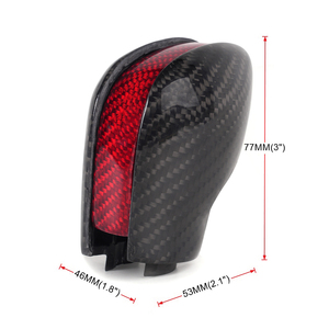 Pomo de Palanca de Cambios de Fibra de Carbono Directo de Fábrica, Suministro al por Mayor, Cubierta de Palanca de Cambios para <span class=keywords><strong>Golf</strong></span> 6 7 R <span class=keywords><strong>GTI</strong></span> Passat B7 B8 CC R20 Jetta MK6 - Product Image 3