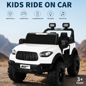Coche eléctrico de lujo de 2 plazas de 12V al mejor <span class=keywords><strong>precio</strong></span>, coche todoterreno infantil con Batería grande, coche de juguete para niños y bebés, coche para que conduzcan los niños - Product Image 2