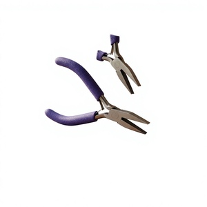 Kit professionnel ASAP de 3 pinces à extensions de cheveux en acier inoxydable avec aiguille à crochet et outils essentiels - Product Image 1
