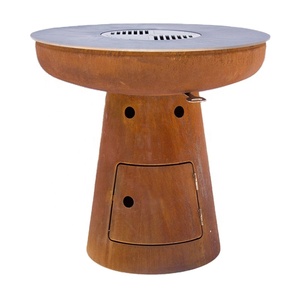 Corten – foyer en acier pour barbecue en plein air, cuisine, foyer avec modèles de barbecue, corten brasero - Product Image 1