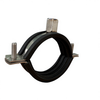 Colliers de suspension en acier inoxydable à doublure en caoutchouc réglables pour tuyaux HDPE, PPR, PVC (en pouces) - Vente en gros usine à prix abordable