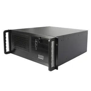 Professionele Fabricage 4u Computer Server Case Met Handvat Acryl Materiaal 19Inch Server Chassis