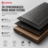 Plaques stratifiées haute pression à finition grain de bois pour meubles et armoires sur mesure