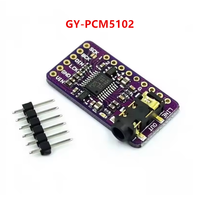 Interfaz I2S PCM5102A, Decodificador DAC GY-PCM5102, Módulo Reproductor I2S para Raspberry Pi, Formato PHAT, Placa de Audio Digital PCM5102