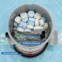 Distributeur automatique de chlore hors ligne CL220 économique, compatible avec le distributeur de chlore Hayward pour piscines et bassins de jardin