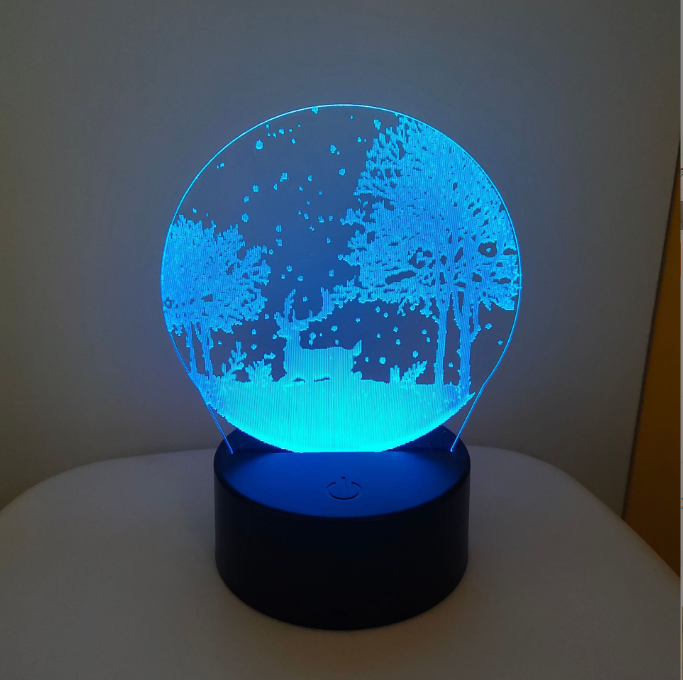 Cerf des neiges RVB