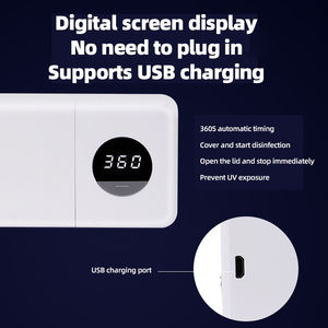 Brosse à dents UV intelligente stérilisateur brosse à dents désinfectants UV famille complète étui à usage domestique désinfection automatique brosse désinfectant support - Product Image 2