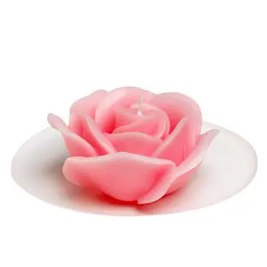 Molde de silicone para aromaterapia, delicado, design de flores 3d, para vela/sabão/concreto, 2022/10.6cm