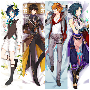 Funda <span class=keywords><strong>de</strong></span> Almohada Dakimakura Personalizada <span class=keywords><strong>de</strong></span> Genshin Impact, Funda <span class=keywords><strong>de</strong></span> Almohada Larga y Suave con Estampado <span class=keywords><strong>de</strong></span> <span class=keywords><strong>Anime</strong></span> <span class=keywords><strong>Sexy</strong></span> - Product Image 2