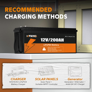 <span class=keywords><strong>12V</strong></span> 50Ah 100Ah 200Ah 300Ah LiFePO4 ディープサイクルバッテリー 充電式 家庭用蓄電池 リチウムイオンバッテリー - Product Image 2