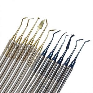 Kit d'instruments de restauration dentaire en résine 6 pièces, outils manuels en métal pour composite, esthétique non invasif, classe I - Product Image 5