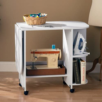 Table de couture mobile extensible Poste de travail roulant
