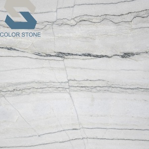 Белые кварцевые плиты Luce Di Luna для кухонной столешницы