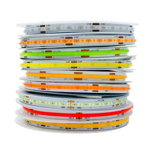 Luz roja DC12V 24V COB LED <span class=keywords><strong>tira</strong></span> de luz Flexible Super brillante LED tiras para decoración del hogar (SIN ADAPTADOR ni controlador) - Product Image 5