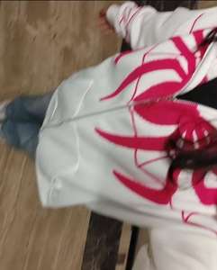 Haute Qualité Araignée À Capuche Rue Hommes Imprimer Vintage Sweats À Capuche Manteaux Zipper Couples Femmes Essentials À Capuche - Product Image 4