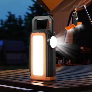 Linterna Eléctrica Portátil para Camping, Recargable, Estilo Vintage, para Cortes de Energía, Lámpara Clásica Tipo Huracán, con Doble Bombilla LED - Product Image 3