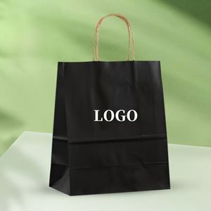 Bolsas de Papel Kraft de Alta Resistencia con Logotipo Personalizado, Asa de Cuerda de Papel, Fondo Reforzado, Rigidez Estructurada para Empaque de Compras - Product Image 2