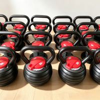 Kettlebells réglables multi-niveaux, gain de place, portables, équipement d'entraînement de force pour hommes et femmes