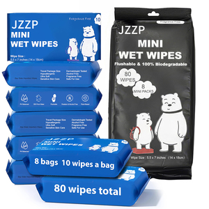 Lingettes humides pour bébé, personnalisées, biologiques, faciles à transporter, MINI, hypoallergéniques, sans alcool, jetables, pour enfants - Product Image 1