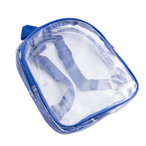 Su misura PVC <span class=keywords><strong>Mini</strong></span> zaino trasparente per i bambini Snack gelatina di stoccaggio cerniera borsa impermeabile borsa regalo - Product Image 2