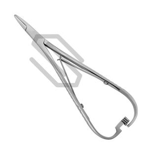 Alicates de ortodoncia, instrumento Dental, fuente de alimentación Manual de acero inoxidable de 5,5 \ ", soporte de aguja Mathieu, base de instrumento quirúrgico - Product Image 1