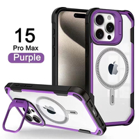 2024 nouvelle couverture de téléphone portable armure de luxe pour iPhone 16 15 14 13 Pro Max Plus support de caméra étui de téléphone portable magnétique