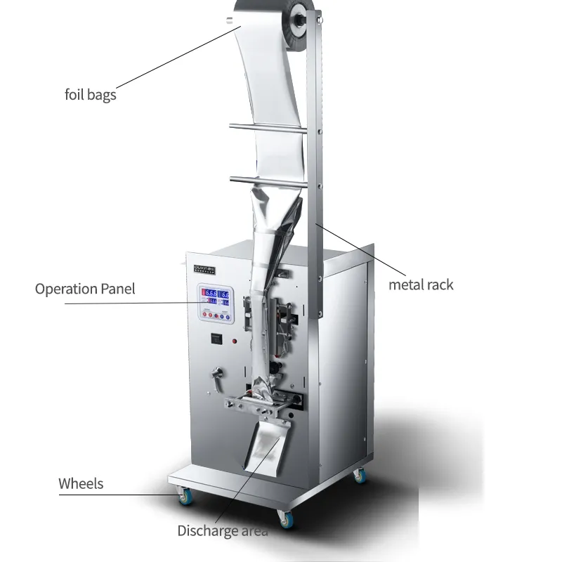 ouxin OX-FB10 toffee pepper jerky packing peanuts weighing packing machinery