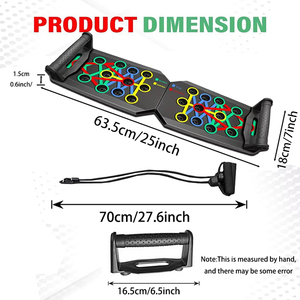 New Arrival Custom Logo xách tay có thể gập lại Push Up Bar Home Workout thiết bị tập thể dục đẩy lên Hội Đồng Quản Trị - Product Image 2