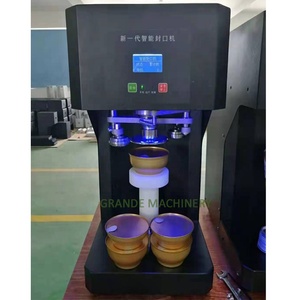 China Adjustable Diameter Bubble Tea Plastic Aluminum Seal Tin Seamer Cans Canning Sealer/Beer Can Sealing Machine Automatic - Product Image 6