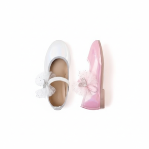 Zapatos Planos Estilo Coreano OZKIZ Mary Jane para Niñas de 2 a 6 Años, Primavera/Otoño, Venta al por Mayor, Moda Infantil, Lazo, Cuero Patentado - Product Image 2