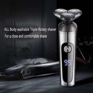 Máy cạo râu điện xoay đa năng 4 trong 1 cao cấp dành cho nam, chống nước, sạc USB, có thể rửa được, dùng được cho toàn thân và vùng bikini, dùng trong gia đình - Product Image 2