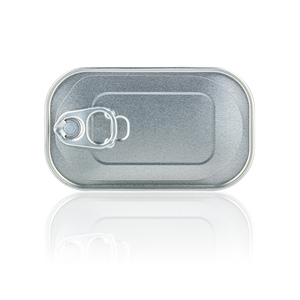 Direct usine, boîte de conserve alimentaire vide <span class=keywords><strong>en</strong></span> deux parties 150G 160G pour thon et pilchards, logo personnalisé - Product Image 5